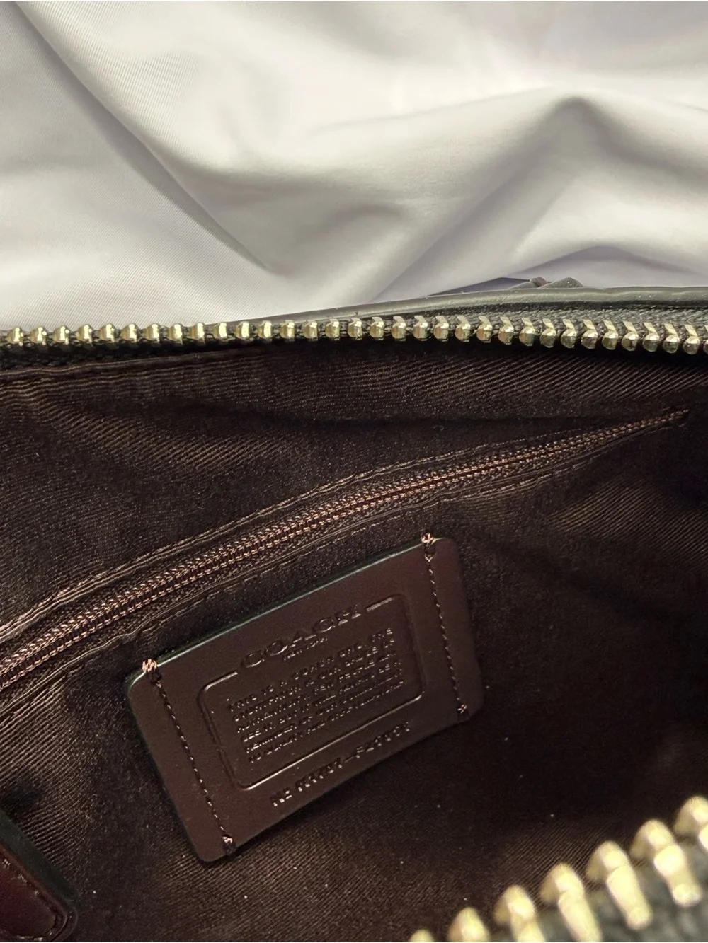 (new+tag) Coach mini Bennet floral black satchel crossbody patent leather